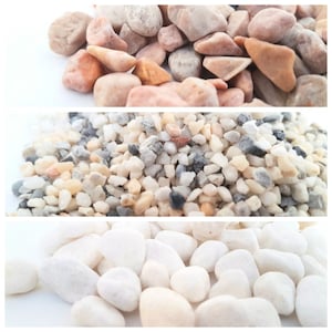 Natural Stones and Pea Gravel Terrarium Supplies for Indoor Plants Succulent Planter Pots Air Plant Accessories Aquarium Decoration Rocks