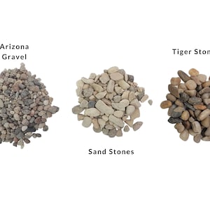 Natural Stones and Gravel Terrarium Supplies for Indoor Plants Succulent Planter Pots Air Plant Accessories Aquarium Decoration Rocks Stones