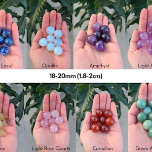 Mini Crystal Spheres - Sizes 12-20mm - Crystal Ball, Home Decor, Terrarium Decor, Birthday Gifts for Her