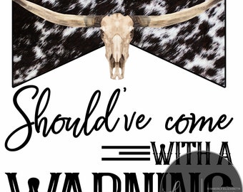 Should've come with a warning black and white cow print PNG and JPEG