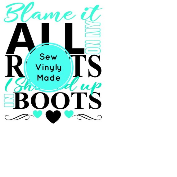 Blame It All On My Roots Svg Etsy