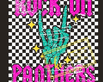 Rock On Custom School Spirit PNG and JPEG