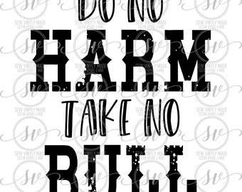 do no harm take no bull svg