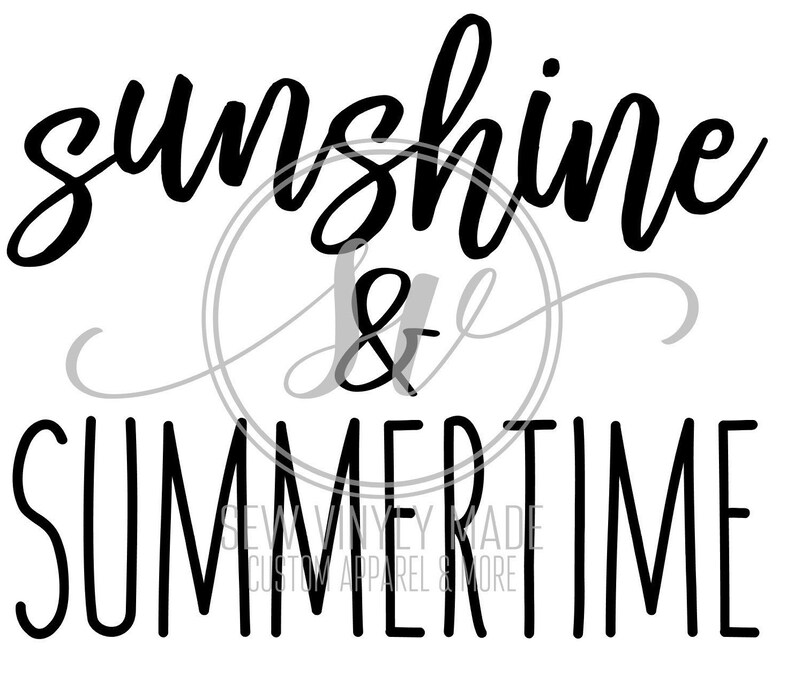 Download Sunshine and summertime SVG | Etsy