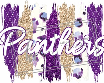 Panthers Brushstroke PNG
