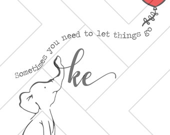 Sometimes you need to let things go svg