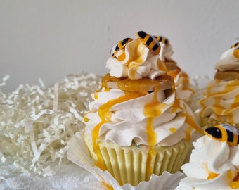 natural soap vegan Bees gift cupcake handmade wedding favors
