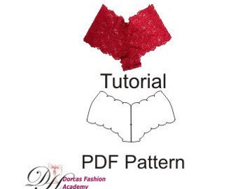 Tutorial y patrón de costura de bragas atrevidas en pdf