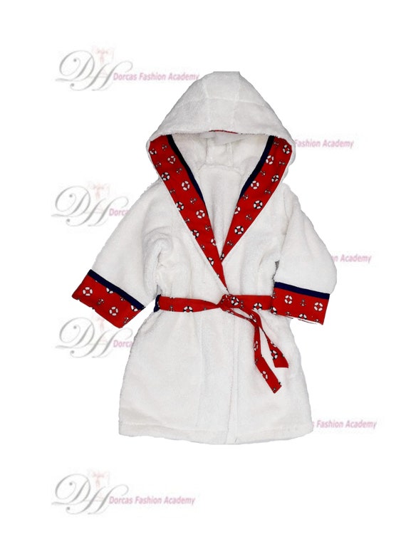 TODDLER DRESSING GOWN Sewing Pdf Pattern and Tutorial Etsy
