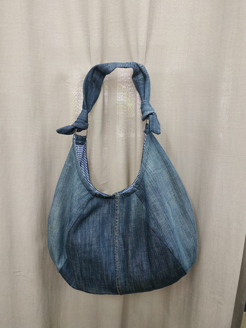 Denim Hobo Bag Pdf Sewing Pattern and Instructions - Etsy