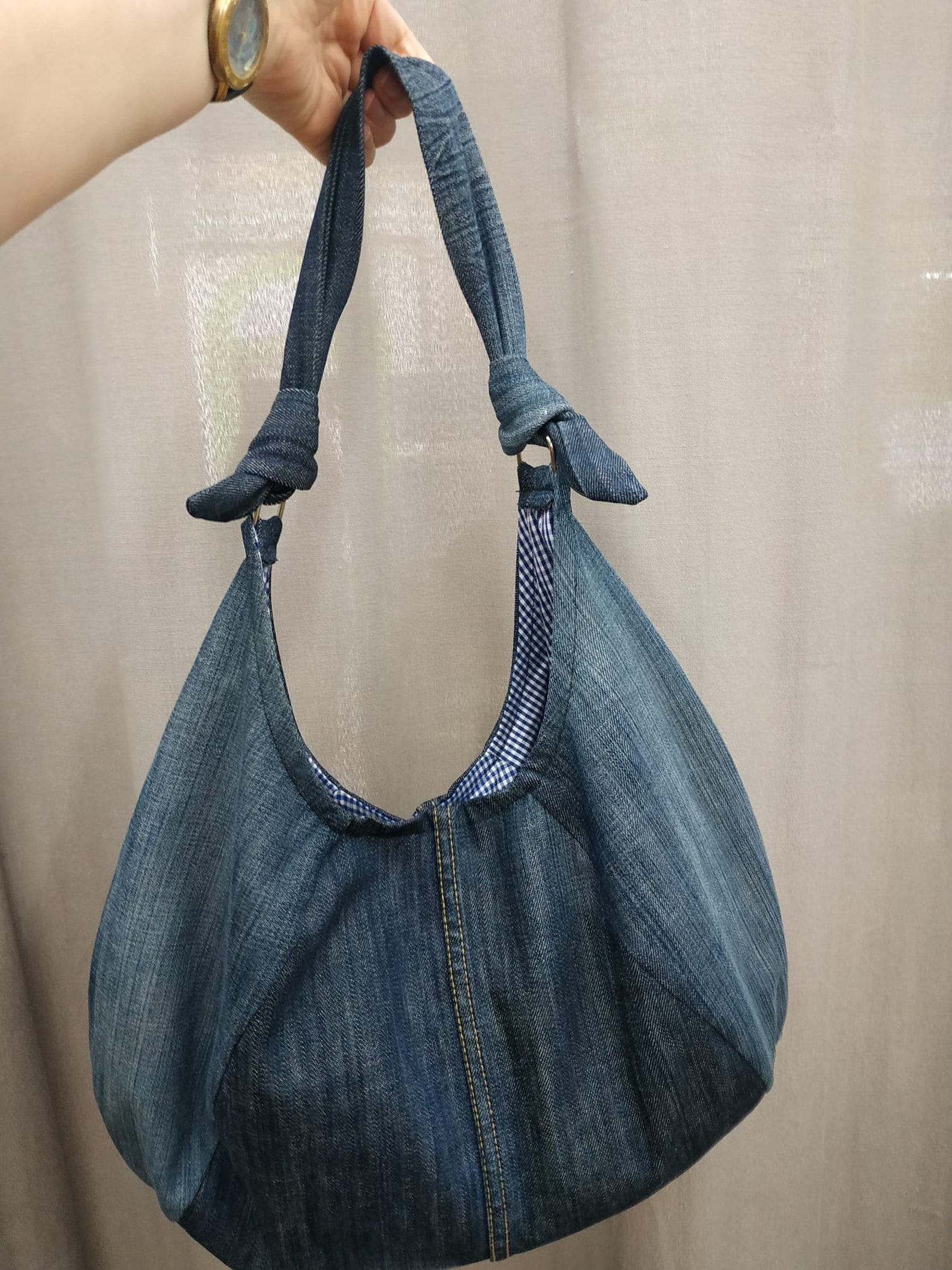 Denim Hobo Bag Pdf Sewing Pattern and Instructions - Etsy