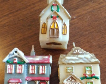 Christmas village set | Etsy