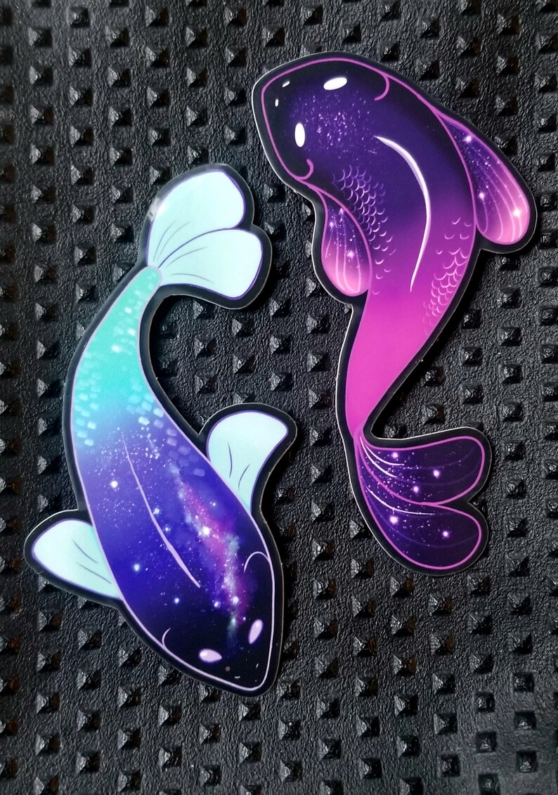 KOI Fish Vinyl Sticker BUNDLE Waterproof Sticker Pisces Etsy
