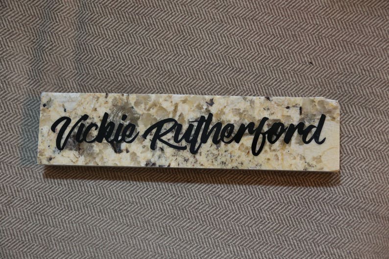 Customized Granite Name Plate image 3