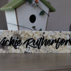 Customized Granite Name Plate image 1