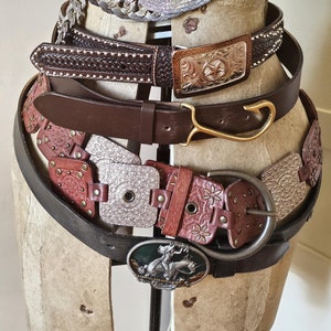 小物 vintage leather belt XZQTIVE Women Men Genuine Leather Belt Vintage Ladies