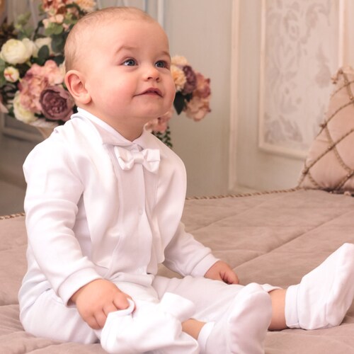 Christening Outfits for Boys Baptism Outfit Baby Boy Toddler Etsy