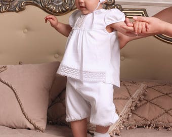 girl baptism clothing set, white toddler outfits, baby girl christening outfit, baby girl 1st birthday outfit, cotton baby girl, baby girl