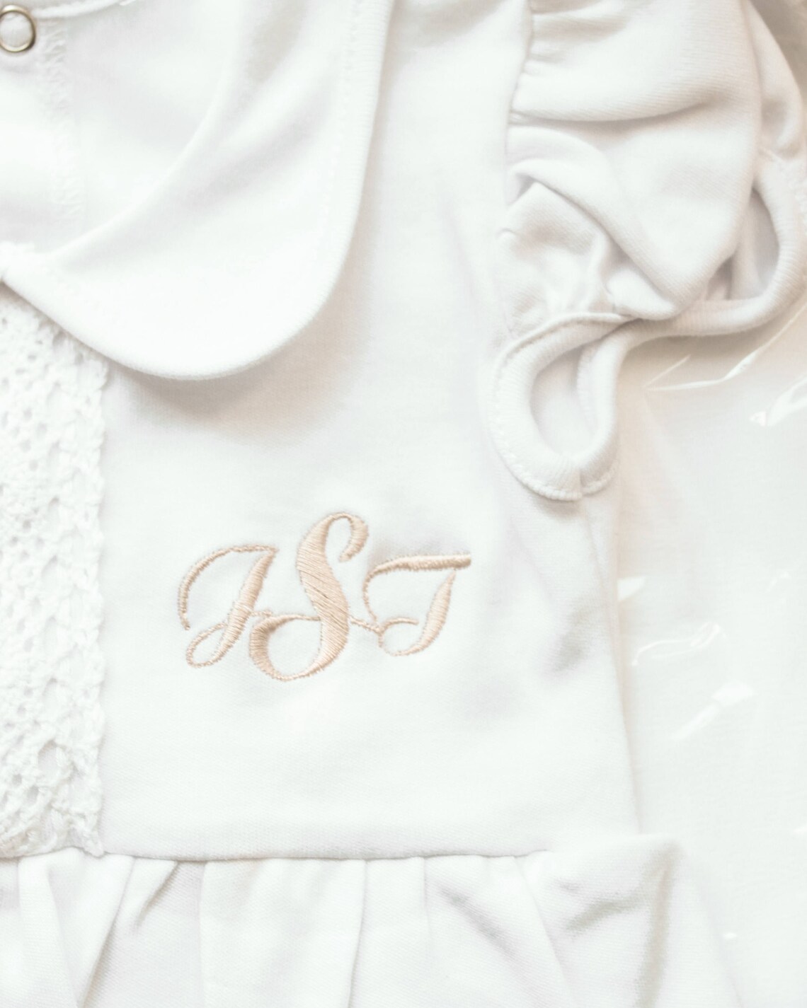 Newborn dress baby girl white bodysuit cotton onesie Etsy