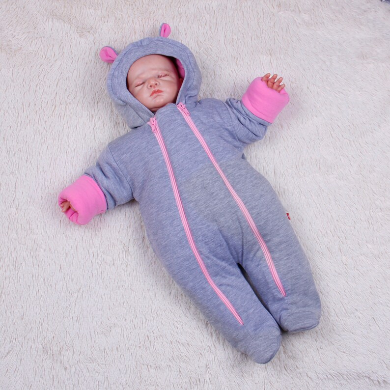 baby girl bunting suit
