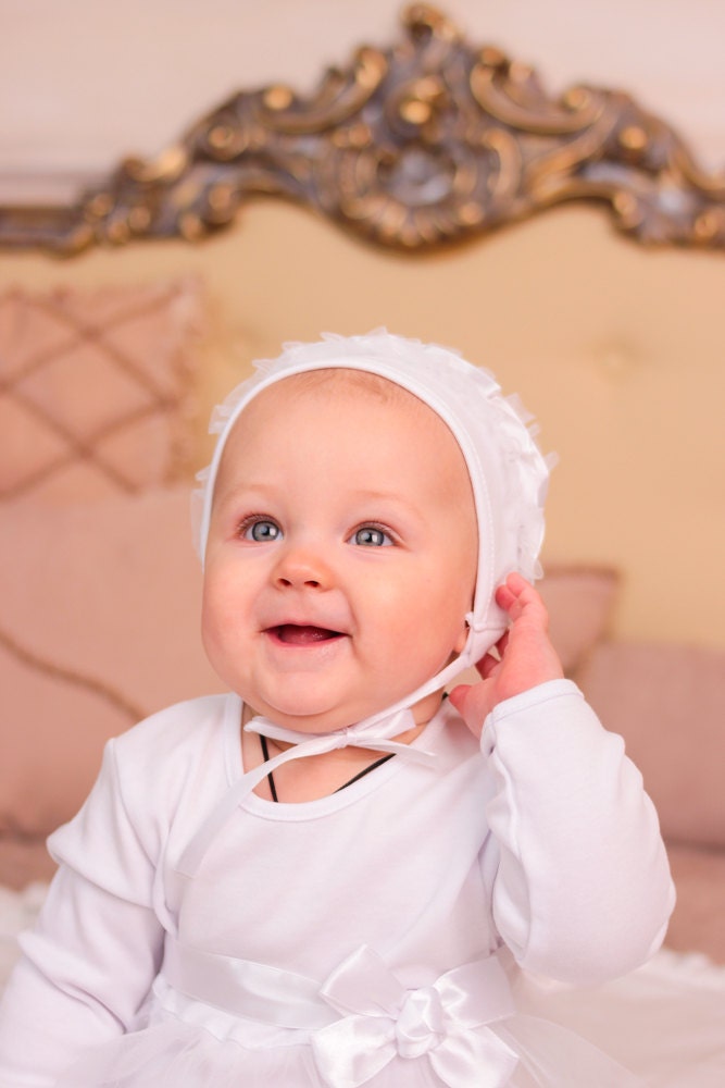 Baby Girl Baptism Dress Christening Gown White Baby Girl Etsy