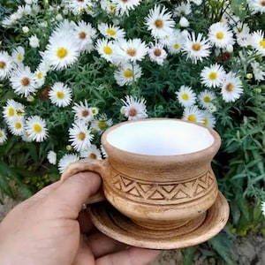 Handmade pottery coffee mug, Pottery gifts for men Pottery espresso cup, Handthrown Stoneware Mug, Stoneware, Clayware, pottery espresso mug