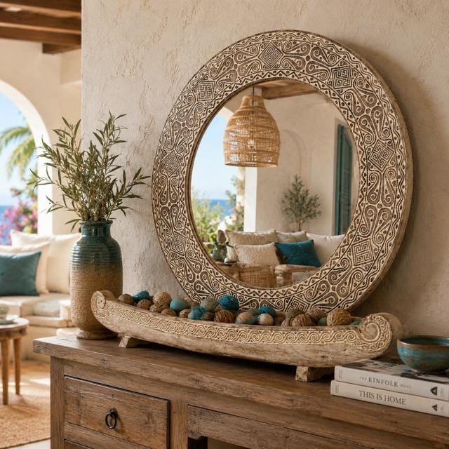 Bali Wall Mirror - Etsy