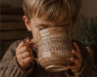 Pottery gifts for men Pottery anniversary gifts, Handthrown Stoneware Mug, Stoneware, Clayware, Handmade pottery coffee mug, Rustic tea mug