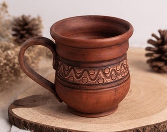 Rustic coffe mug, Pottery gifts for him, Anniversary handthrown stoneware Mug, Stoneware clayware, Handmade pottery tea mug