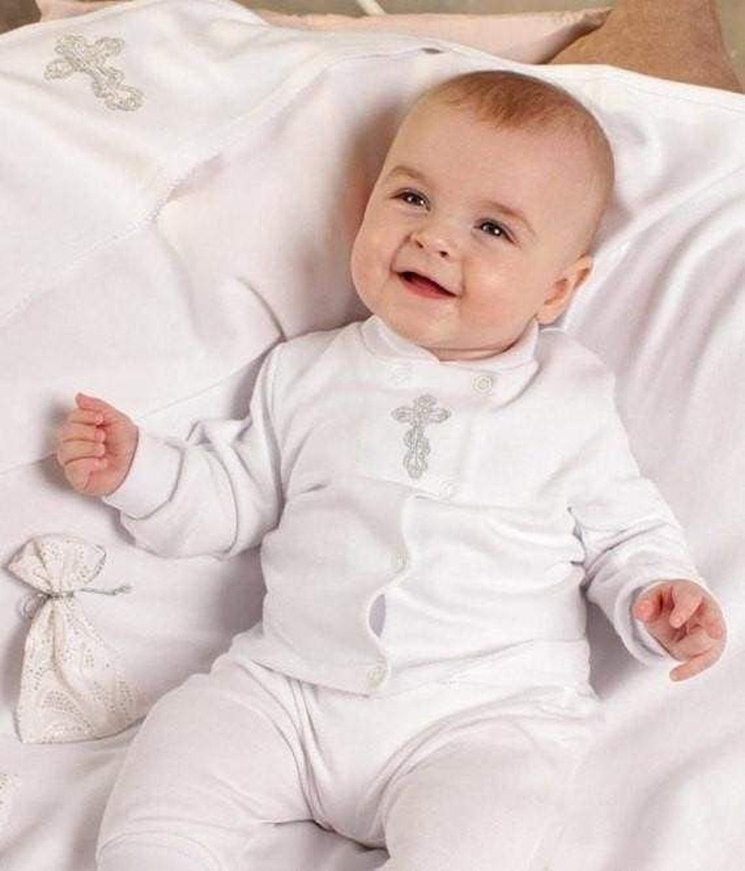 100% Natural Organic Christening Outfits for Boys Toddler Baby Boy ...