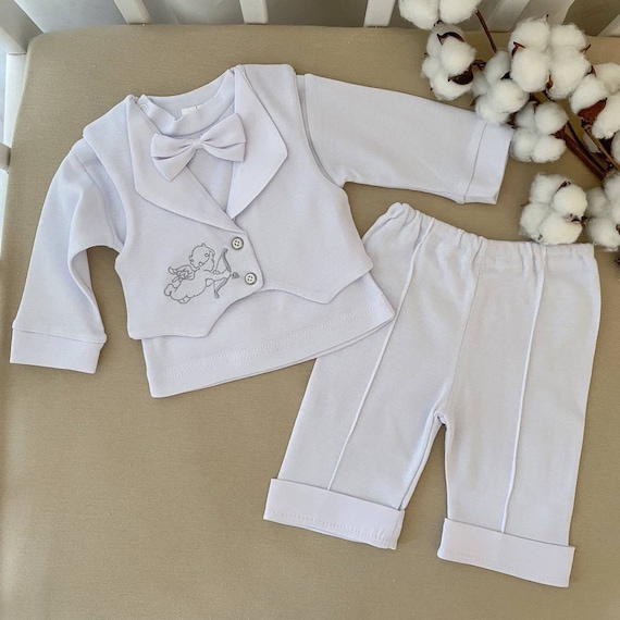 Baby boy christening outfits modern sales