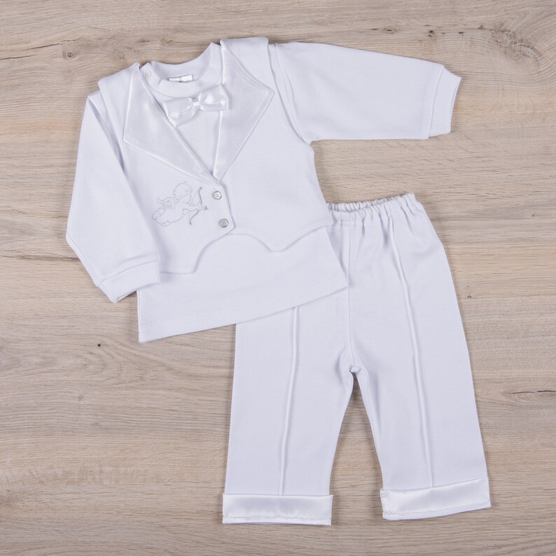 100 Natural Organic Christening Outfits for Boys Modern Etsy Australia