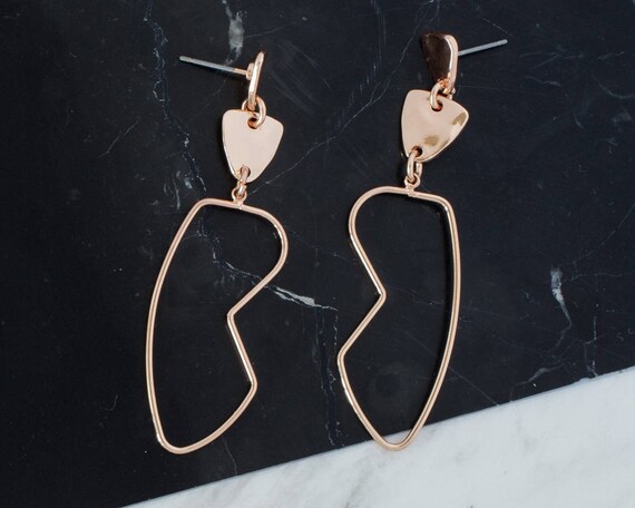 Outline Earrings Lightweight Stud Earrings Dangle Drop Etsy Ireland
