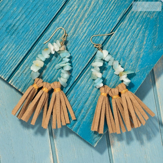 Suede Tassel Earrings – Yee Haw Ranch Outfitters