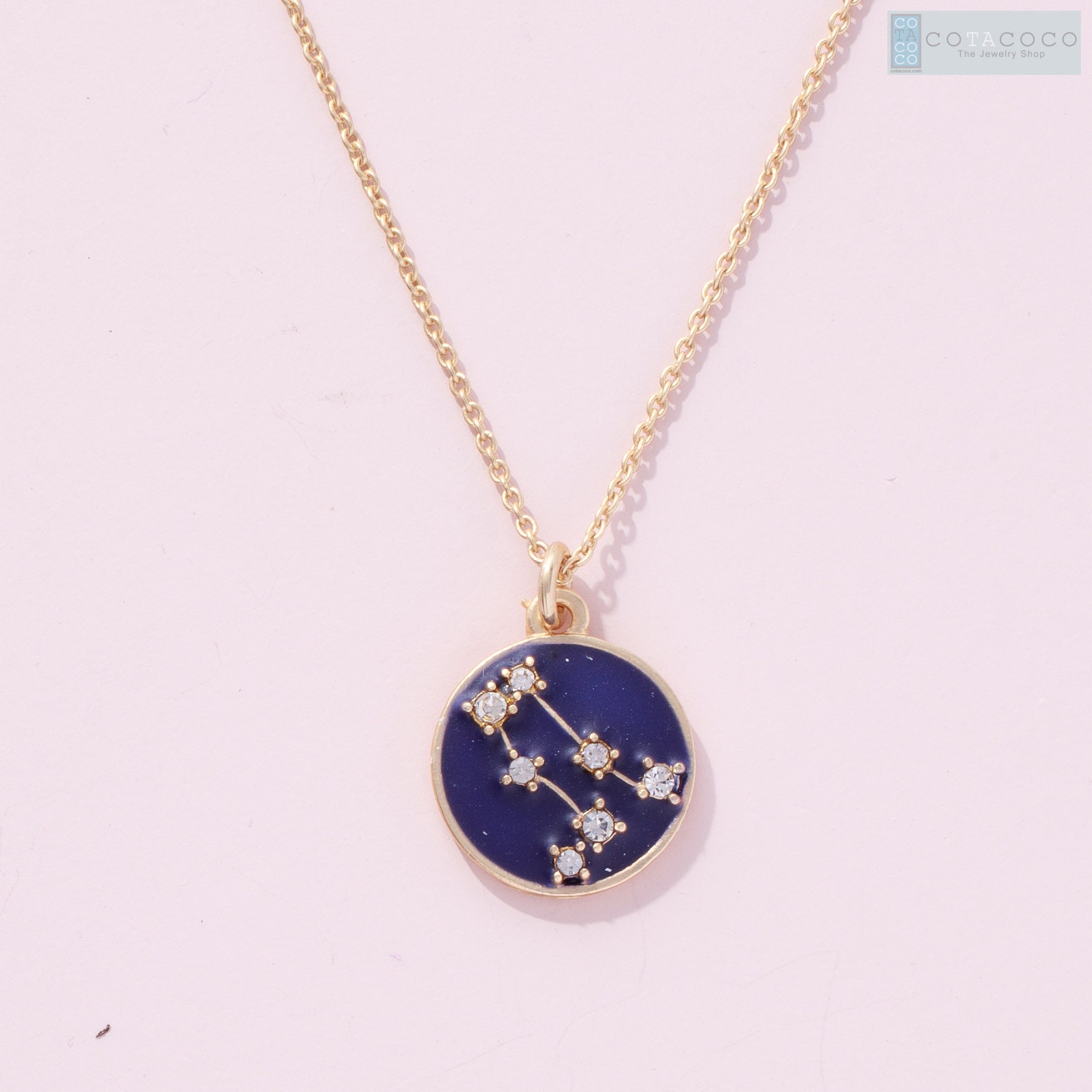 Zodiac Necklace Gemini Necklace 
