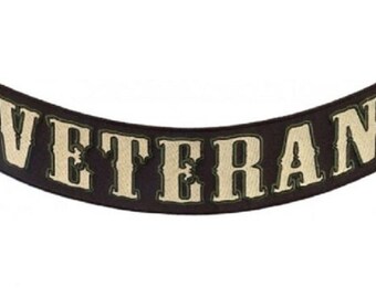 6436 Veteran H41 AIRBORNE with U.S 4 x 1.5 iron on Top Rocker patch