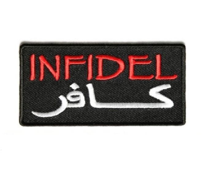 USA Flag Infidel Vinyl Decal Bumper Sticker