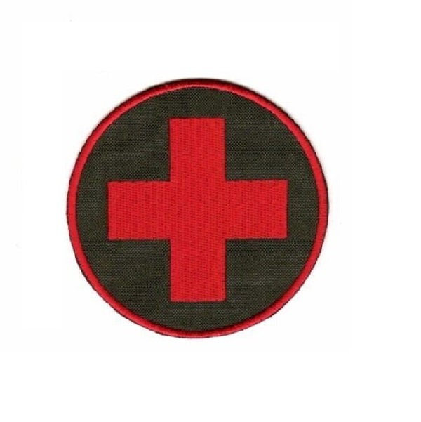 2 Die Cut Medic Cross Patch