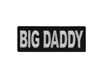 BIG DADDY 4" x 1.5" iron on patch (3571) (A3)