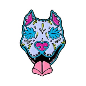 Cali&#39;s PITBULL Dog 3.25&quot; x 2.25&quot; iron on patch (Y555) (#10)