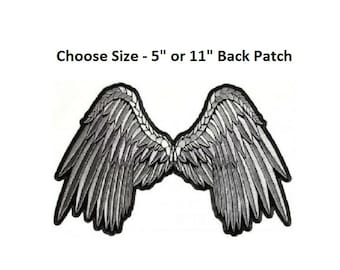Angel Wing Celtic Cross Giant Large Back Patch XL - Etsy