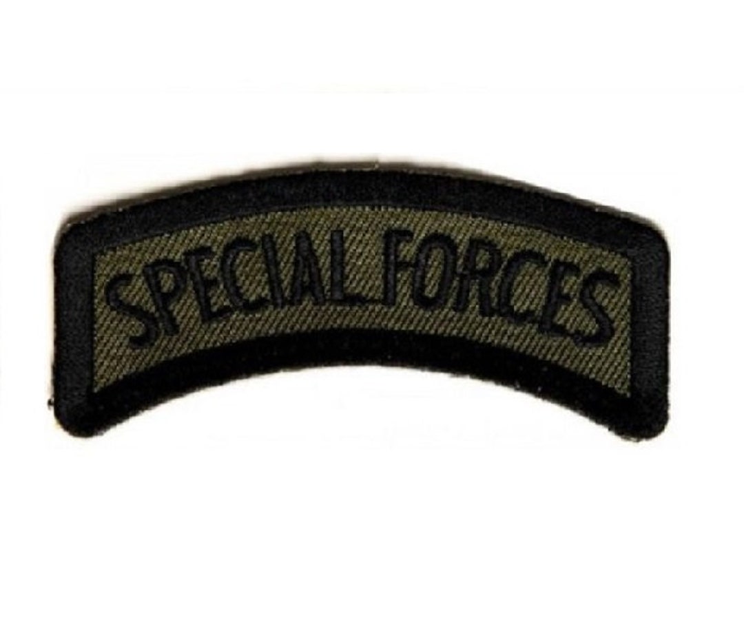 SPECIAL FORCES 3 X 1.5 Top Rocker Iron on Patch 2208 A6 - Etsy