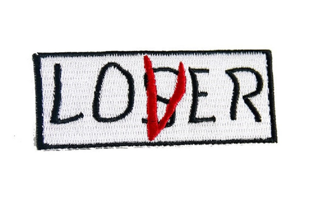 LOVER LOSER 27/8 X 11/8 Iron on Patch A45 Etsy