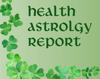 Health Astrology Reading Report sent to your email within 24 hours.