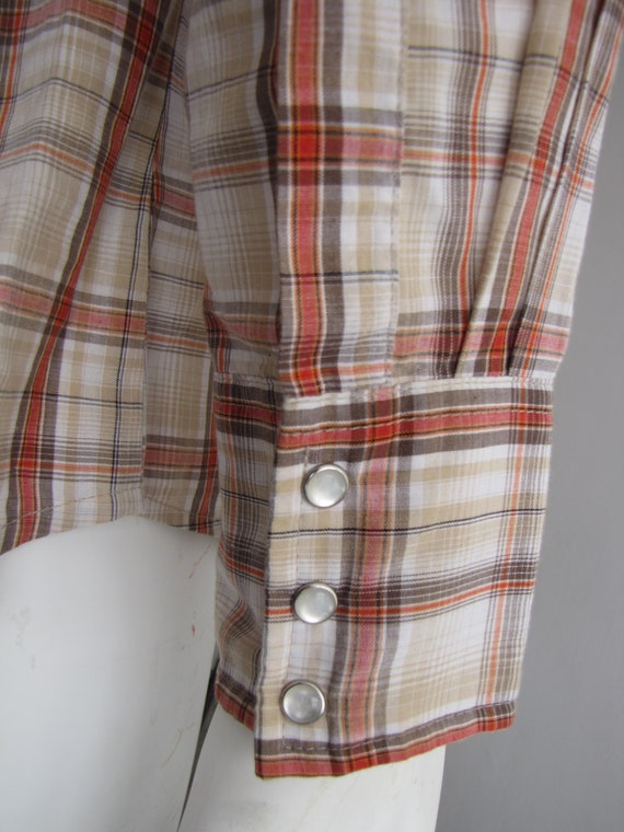 Wrangler Western Long Sleeve Pearl Button Snap Sh… - image 4