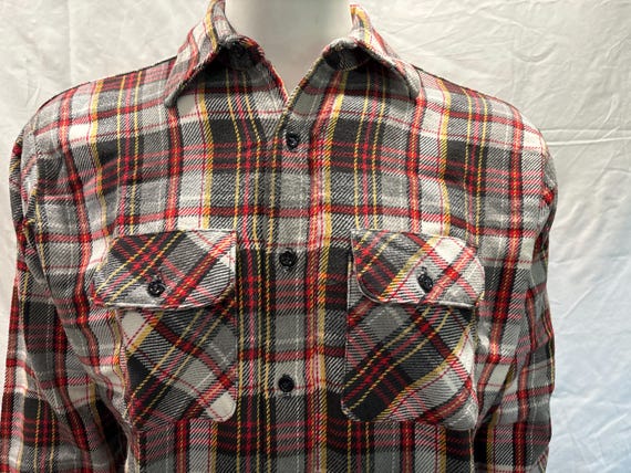 Vintage Five Brother Plaid Heavy Flannel