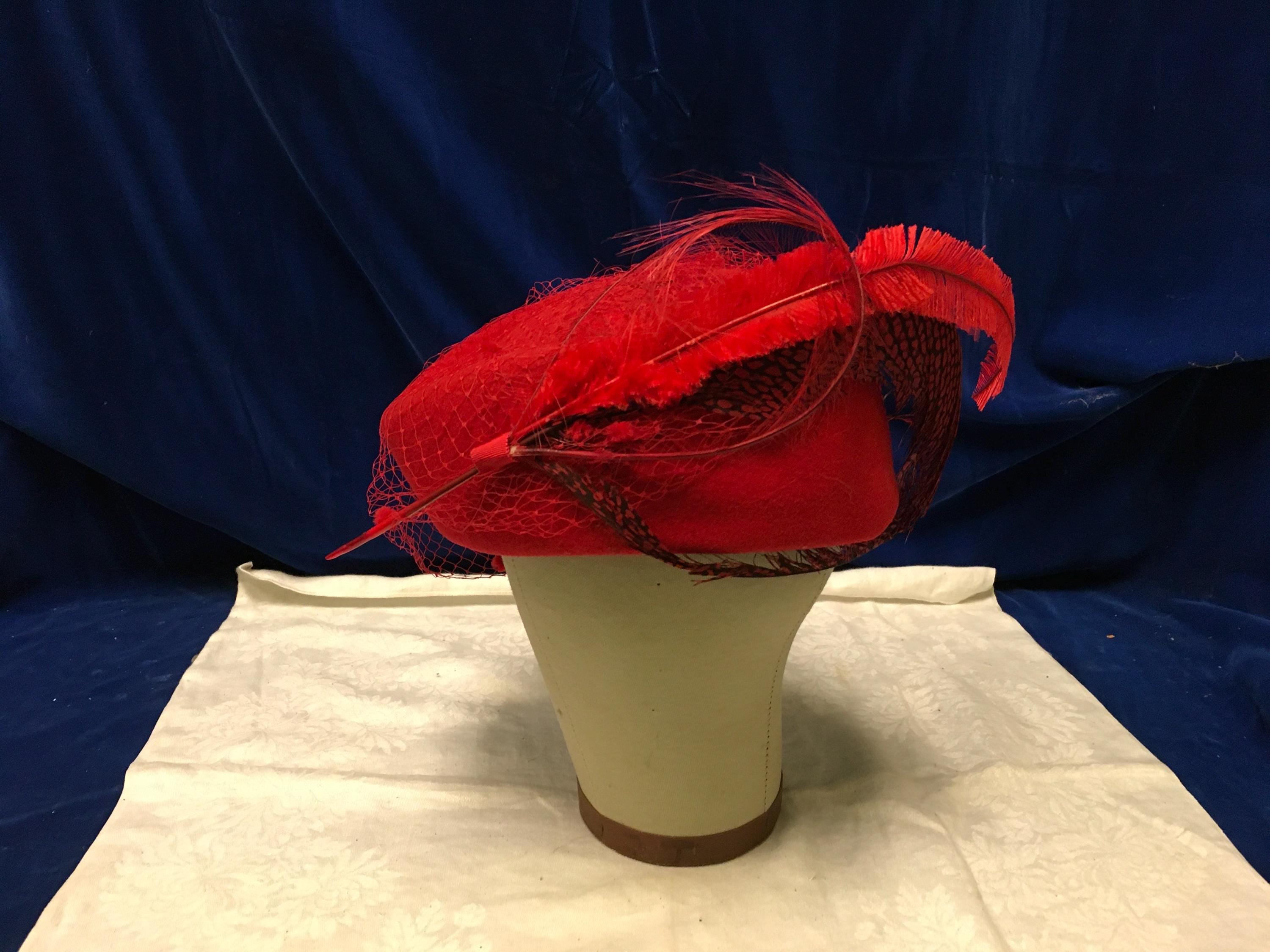 Vintage Michael Howard 100% Wool - Miss Bierner Hat - USA - Etsy display picture 2
