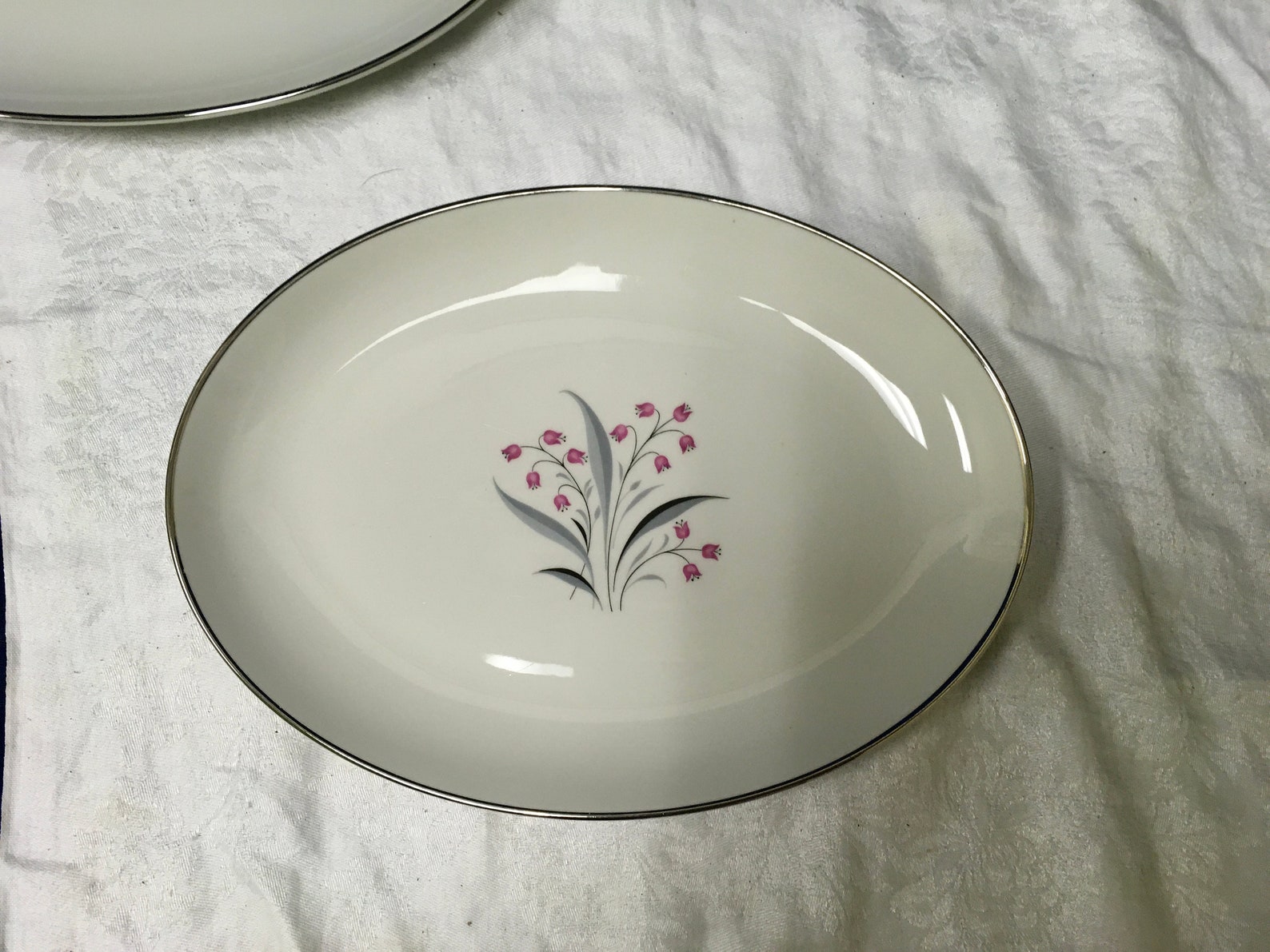 Vintage 2 Princess China -“flair” - True-tone USA Oval Platters. - Etsy