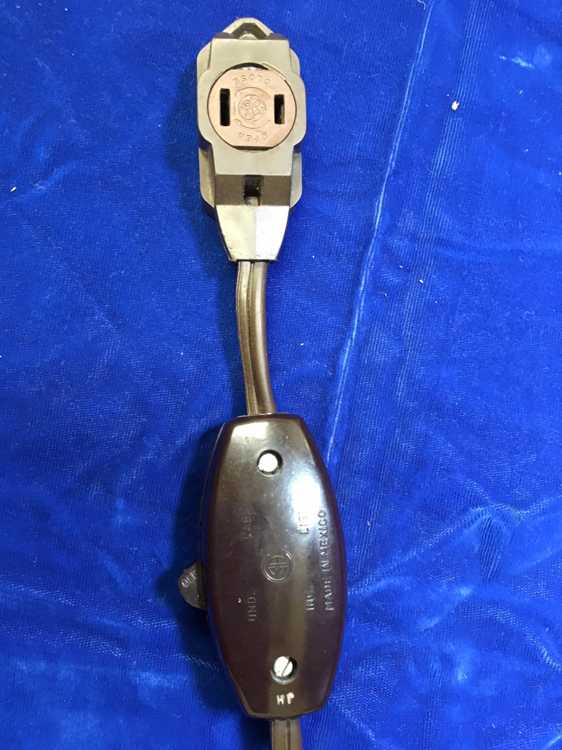 Vintage GE General Electric Extension Cord With On/Off Etsy