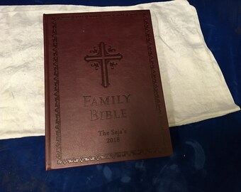 Engraved Family Bible - The Sejas - 2018: Copyright 2002 by Thomas Nelson